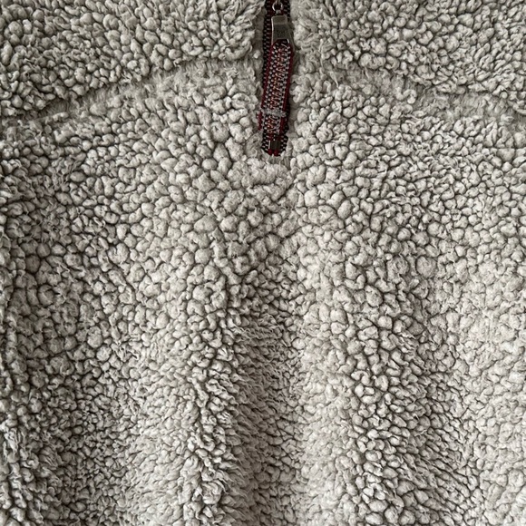 True Grit Unisex Frosted Tip 1/4 Zip Sherpa Fleece Pullover - Picture 16 of 16